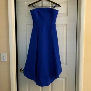 CMEO Strapless dress. Royal Blue. Size M. Excellent condition